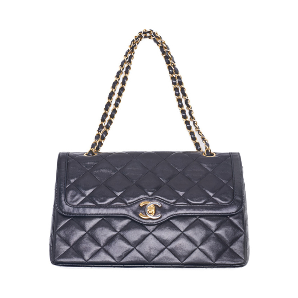 Chanel Matelasse Chain Lambskin Black